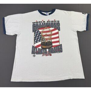 Rare Vintage 90s Starter Atlanta Braves 1995 World Series Champions MLB Baseball